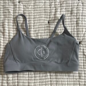 Blue-Gray Sports Bra